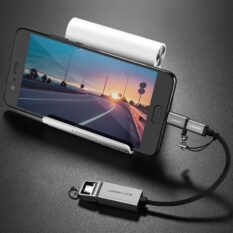 Đầu chuyển đổi Micro USB sang Type C UGREEN US278 Có hỗ trợ OTG dùng cho điện thoại di động Android