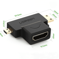 Đầu chuyển HDMI sang Mini HDMI và Micro HDMI UGREEN HD129