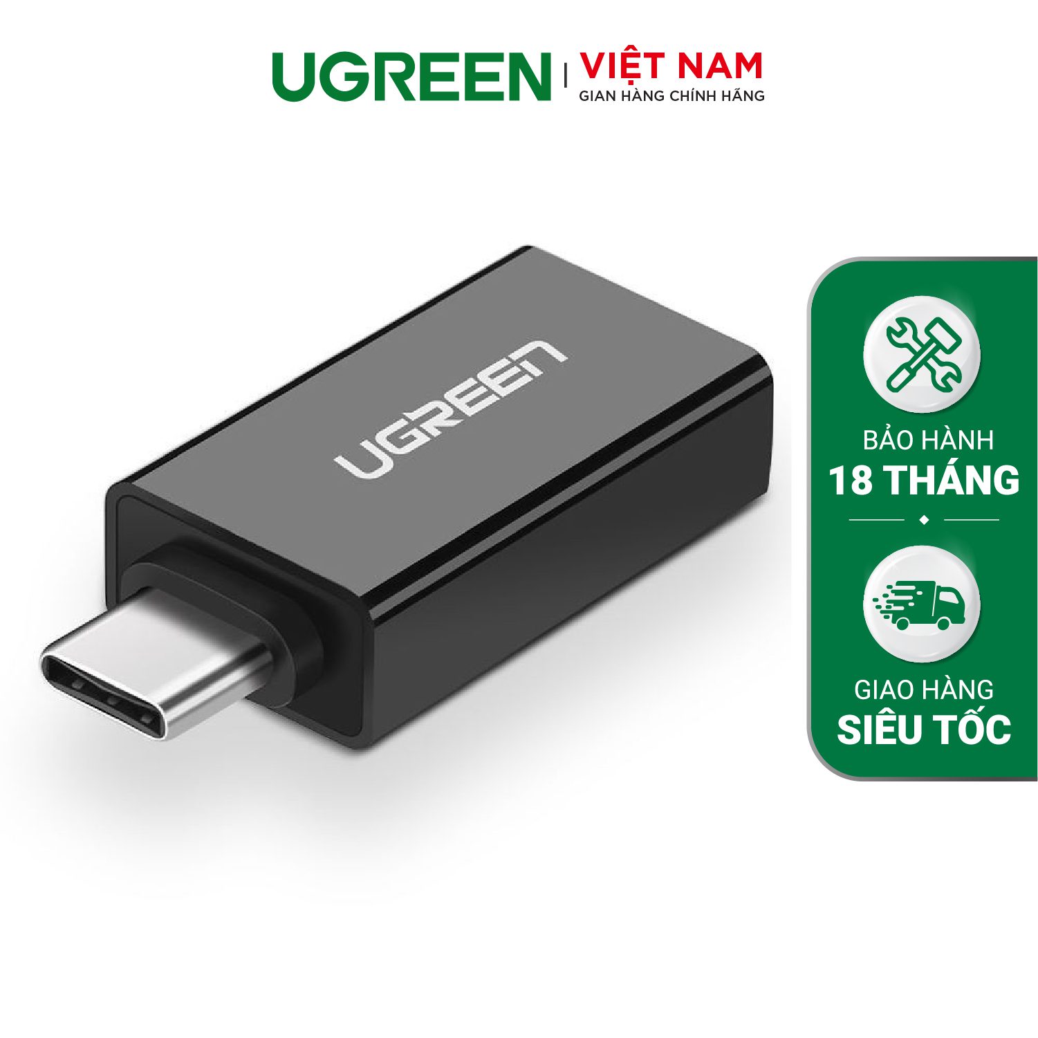 Đầu chuyển Type C sang USB 3.0 UGREEN US173 – Ugreen Việt Nam