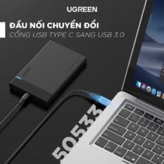 Đầu chuyển Type C sang USB 3.0 UGREEN US204 - Tốc độ truyền lên đến 10Gbps, hỗ trợ tương thích ngược