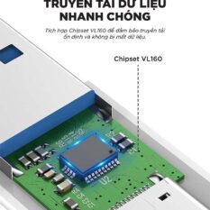 Đầu chuyển Type C sang USB 3.0 UGREEN US204 - Tốc độ truyền lên đến 10Gbps, hỗ trợ tương thích ngược