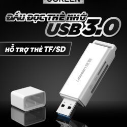 Đầu đọc thẻ nhớ USB 3.0 UGREEN CM104 - Hỗ trợ đọc thẻ TF/SD