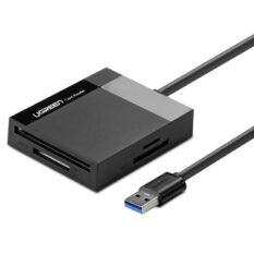 Đầu đọc thẻ USB 3.0 UGREEN CR125 Hỗ trợ thẻ TF/SD/CF/MS - Tốc độ truyền dữ liệu 5Gbps, hỗ trợ tải dung lượng lớn