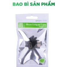 Đầu nối cổng HDMI male sang HDMI female vuông góc 90 độ BẺ XUỐNG UGREEN 20109 Hàng phân phối chính hãng - Bảo hành 18 tháng