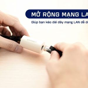 Đầu nối mạng RJ 45 cái sang cái thiết kế đẹp mắt UGREEN 20391 11 Đầu nối mạng RJ 45 cái sang cái thiết kế đẹp mắt UGREEN 20391