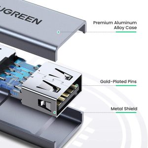 Đầu nối USB 3.0 UGREEN 20119 - Chất liệu hợp kim tản nhiệt tốt - Tốc độ truyền lên đến 5G - Thiết kế nhỏ gọn, dễ sử dụng 18 Đầu nối USB 3.0 UGREEN 20119 - Chất liệu hợp kim tản nhiệt tốt - Tốc độ truyền lên đến 5G - Thiết kế nhỏ gọn, dễ sử dụng