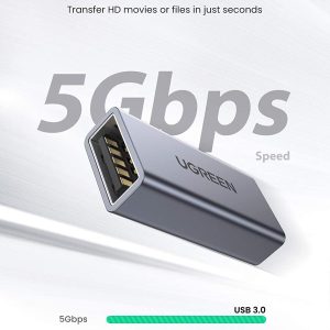 Đầu nối USB 3.0 UGREEN 20119 - Chất liệu hợp kim tản nhiệt tốt - Tốc độ truyền lên đến 5G - Thiết kế nhỏ gọn, dễ sử dụng 16 Đầu nối USB 3.0 UGREEN 20119 - Chất liệu hợp kim tản nhiệt tốt - Tốc độ truyền lên đến 5G - Thiết kế nhỏ gọn, dễ sử dụng