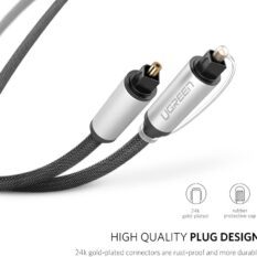 Dây audio quang (Toslink Optical) đầu nhôm UGREEN AV108