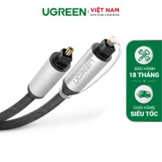 Dây audio quang (Toslink Optical) đầu nhôm UGREEN AV108