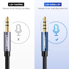 Dây cáp nối dài 3.5mm UGREEN AV118 hỗ trợ Mic