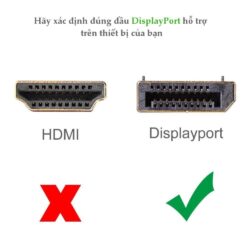 Cáp DP DisplayPort 2 đầu đực UGREEN DP102