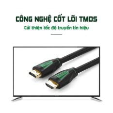 Dây cáp HDMI 2.0 4K/60Hz UGREEN HD116 thuần đồng khử Oxy hóa, dài 0.5m 1m 2m 3m - Tương thícmartTV, đầu DVD, Set top box, máy chiếuh với S