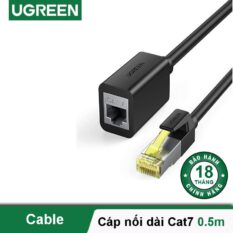 Dây cáp mạng Cat7 nối dài UGREEN NW148 - Hỗ trợ tốc độ truyền lên đến 10Gbps - Lõi đồng nguyên cất, chân tiếp xúc mạ vàng - Tuổi thọ cao, shống suy hao tín hiệu