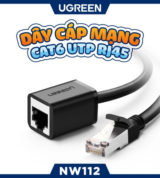 Dây cáp mạng nối dài CAT6 UTP RJ45 UGREEN NW112