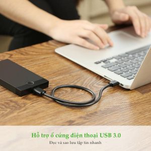 Dây cáp USB 3.0 sang Micro USB 3.0 dạng dây dẹt và dây tròn dài từ 0.25-2m UGREEN US130 6 Dây cáp USB 3.0 sang Micro USB 3.0 dạng dây dẹt và dây tròn dài từ 0.25-2m UGREEN US130