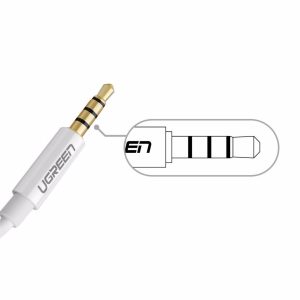 Dây chuyển đổi 3.5mm đực sang hai đầu 3.5mm cái (Hỗ trợ cùng lúc Mic + Tai nghe) vỏ nhựa ABS dài 20CM UGREEN AV141 13 Dây chuyển đổi 3.5mm đực sang hai đầu 3.5mm cái (Hỗ trợ cùng lúc Mic + Tai nghe) vỏ nhựa ABS dài 20CM UGREEN AV141