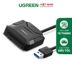 Dây chuyển đổi USB 3.0 sang SATA kèm dây nguồn 12V2A dài 25-50CM UGREEN CR108 ( 20231 ) 20611 20636