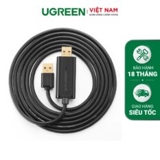 Dây data USB 2.0 (Data Link) truyền dữ liệu giữa các máy tính dài UGREEN US166