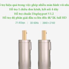 Dây DisplayPort 1.2 UGREEN DP107 - Hỗ trợ 3D 4Kx2K@60Hz