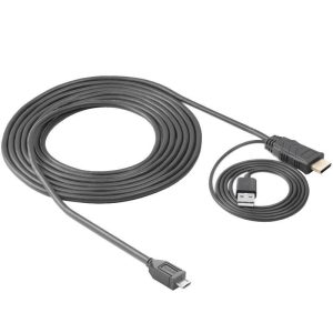 Dây MHL Micro USB (5 chân) sang HDMI cho android lên TV máy chiếu dài 3M UGREEN MH101 20138 (Đen).