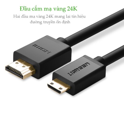 day mini hdmi sang hdmi 14 thuan dong 191 dai 1 3m hd108 12