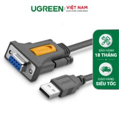 Dây USB 2.0 sang COM DB9 RS-232 chipset PL2303TA dài 1-3m UGREEN CR104