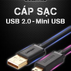 Dây cáp chuyển USB sang Mini USB đầu mạ vàng UGREEN US132