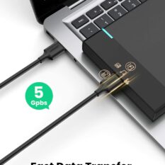 Dây USB 3.0 đực sang đực hỗ trợ tốc độ truyền tải 5Gbps dài 0.5-2M UGREEN US128