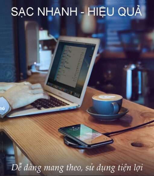 de sac nhanh khong day ugreen cd181 ho tro sac qua dem sac nhanh cong suat 10w 2