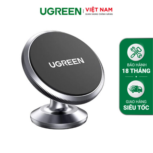Giá đỡ điện thoại nam châm UGREEN 50871 Kích thước từ 4-7 inch, lực hít mạnh