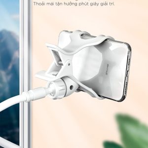 Giá đỡ điện thoại UGREEN LP113 11 Giá đỡ điện thoại UGREEN LP113 - Dạng cổ ngỗng dài 90cm - Kẹp khe bàn chắc chắn, dễ dàng tùy chỉnh góc xoay