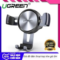 Giá đỡ điện thoại UGREEN LP130 Cắm khe gió điều hòa trên xe hơi kích thước từ 4.7 đến 6.5 inch - Hãng phân phối chính hãng