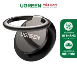 Giá đỡ điện thoại UGREEN LP133 - Dạng vòng nhẫn có thể đeo ngón tay đặt bàn dày 3mm - Tương thích rộng với các dòng điện thoại