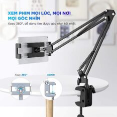 Giá đỡ kẹp bàn cho điện thoại và máy tính bảng Xoay 360 UGREEN LP142