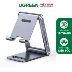 Giá đỡ điện thoại UGREEN LP263 - Khung kim loại chắn chắn, đế silicon chống trơn trượt