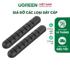 Giá đỡ kẹp dây sạc điện thoại dây âm thanh dây cáp mạng... 4 khe cài và 7 khe cài UGREEN LP114