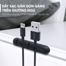 Giá đỡ kẹp dây sạc điện thoại dây âm thanh dây cáp mạng... 4 khe cài và 7 khe cài UGREEN LP114