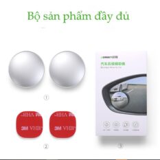 Gương cầu phụ chiếu hậu cho xe hơi, đường kính 5cm, bề mặt tráng Nano chống nước, giảm điểm mù cho lái xe UGREEN LP194 60971