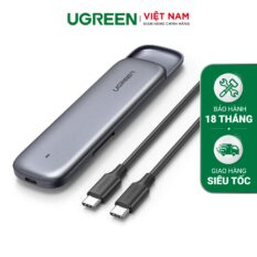 Hộp đựng ổ cứng UGREEN CM238 - Tương thích M2 SATA NGFF/NVME B-Key / M-Key và M+B Key 2280/2260/2242/2230