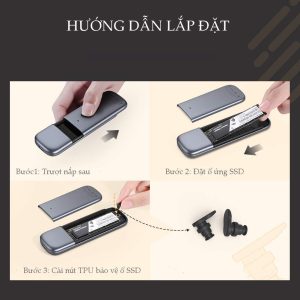 Hộp đựng ổ cứng UGREEN CM238 - Tương thích M2 SATA NGFF/NVME B-Key / M-Key và M+B Key 2280/2260/2242/2230 12 Hộp đựng ổ cứng UGREEN CM238 - Tương thích M2 SATA NGFF/NVME B-Key / M-Key và M+B Key 2280/2260/2242/2230