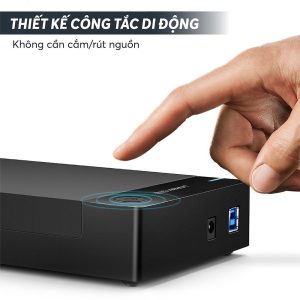 Hộp đựng ổ cứng 3.5/2.5 inch UGREEN US222 hỗ trợ 10TB