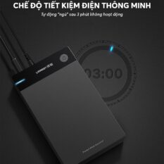 Hộp đựng ổ cứng UGREEN US222 Đựng ổ 3.5/2.5 inch SATA/USB 3.0 hỗ trợ 10TB dài 30-50cm