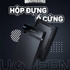 Hộp đựng ổ cứng UGREEN US222 Đựng ổ 3.5/2.5 inch SATA/USB 3.0 hỗ trợ 10TB dài 30-50cm