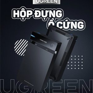 Hộp đựng ổ cứng 3.5/2.5 inch UGREEN US222 hỗ trợ 10TB