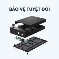 Hộp đựng ổ cứng UGREEN US222 Đựng ổ 3.5/2.5 inch SATA/USB 3.0 hỗ trợ 10TB dài 30-50cm