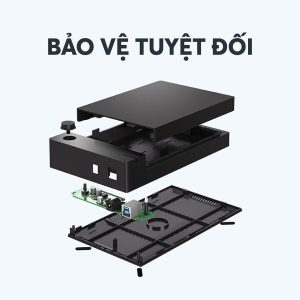 Hộp đựng ổ cứng 3.5/2.5 inch UGREEN US222 hỗ trợ 10TB