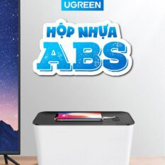 Hộp nhựa đựng ổ cắm điện UGREEN LP110 - Sắp xếp dây điện gọn gàng bảo vệ an toàn cho trẻ em nhựa ABS siêu bền và chống cháy