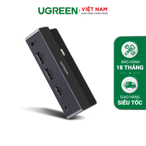 hub chuyen doi ipad pro ugreen 70688 mo rong cong 35mm hdmi usb 30 pd100w tuong thich ipad pro 2018 2020 9