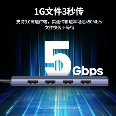 Hub Type C UGREEN CM478 20955 (5 trong 1) Chuyển sang 4 cổng USB 3.0 + HDMI hỗ trợ độ phân giải 4K@30Hz - Tốc độ truyền dữ liệu 5Gpbs, tương thích với Macbook M1, imac,...