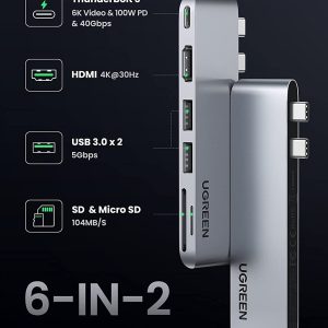 Hub Ugreen MacBook và MacBook Air Ugreen 80856 11 Hub Ugreen MacBook và MacBook Air Ugreen 80856